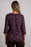 NEW Weird Fish Pinto Organic Jersey Top in Mulled Wine