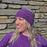 Annie Glue Orca Cable Knit Headband in Lavender