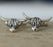 Sheila Fleet Highland Cow Cufflinks in Sterling Silver (CLX304)