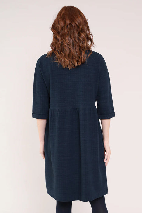 NEW Nomads GOTS Organic Cotton Tunic Dress - Navy