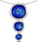 NEW Sheila Fleet Lunar Universe Drop Necklace in Midnight Gold (ENX248)