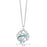 Sheila Fleet Arctic Stream Small Pendant in Arctic Blue Enamel (EP0267-ARCBL)