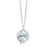 Sheila Fleet Arctic Stream Small Pendant in Arctic Blue Enamel (EP0267-ARCBL)