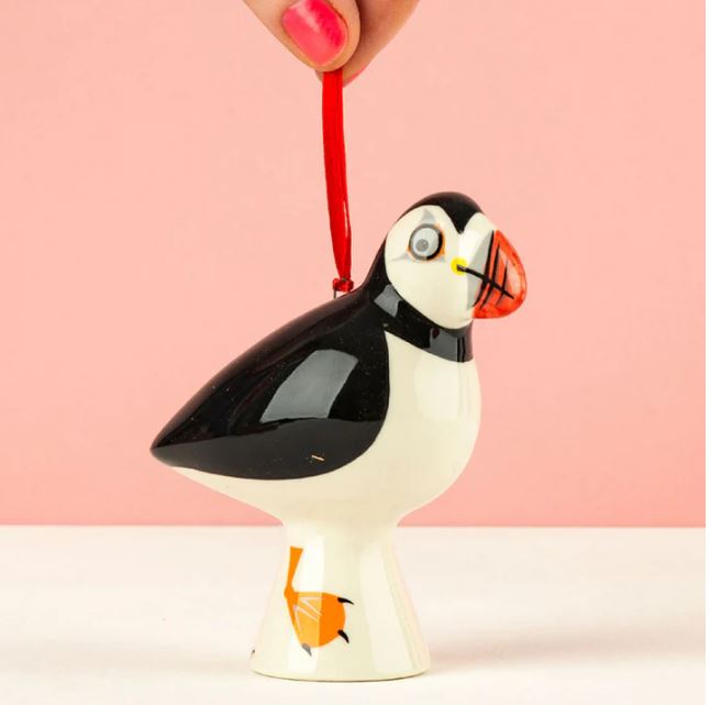 Hannah Turner Puffin Hanging Decoration