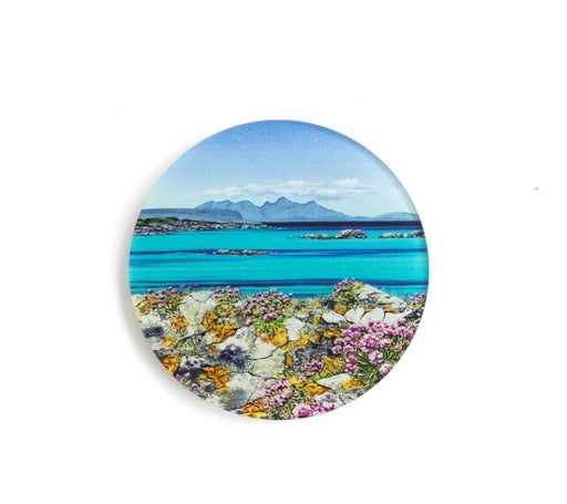 Hope Blamire - Boxed Glass Coaster - Arisaig Sea Pinks