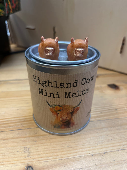 Pippie Melts Highland Cow Wax Mini Melts Tin
