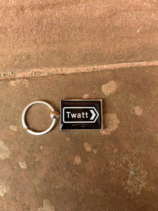 Orkney Twatt Black Key ring