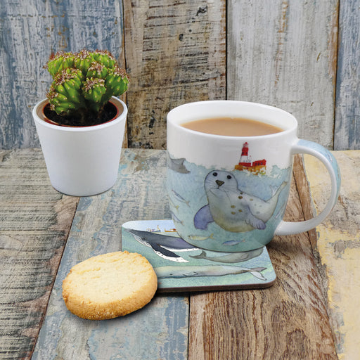 Emma Ball  Swimming Selkies Boxed Mug