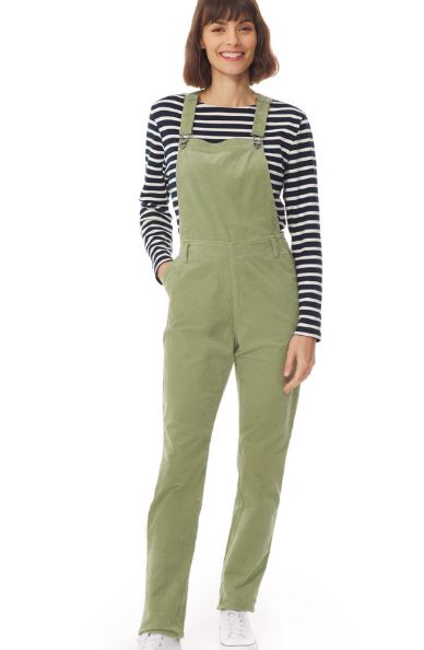 NEW Mousqueton Diboelig Velvet Overalls in Matcha