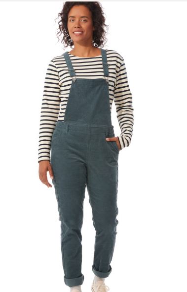 NEW Mousqueton Diboelig Velvet Overalls in Petrole