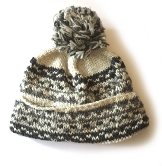 From The Source Hand Knitted Nordic Bobble Hat