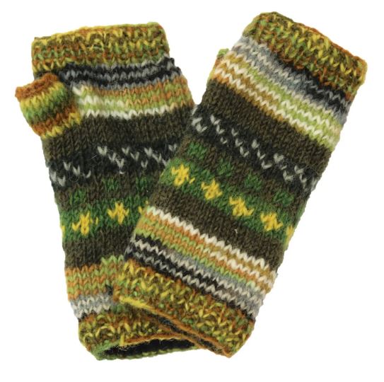 From The Source Hand Knitted Nordic Wristwarmers