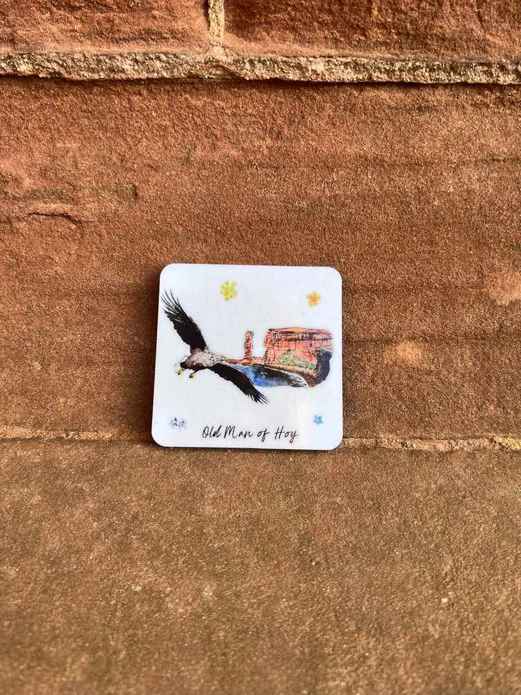 NEW Sarah Leask Orkney Wildlife Old Man of Hoy Magnet