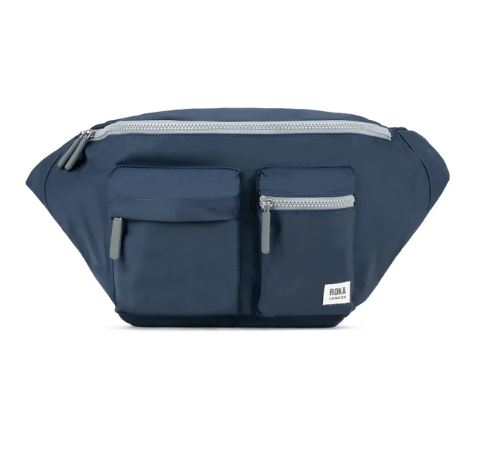 Roka Oval M Recycled Nylon Bag - Midnight