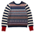 NEW Eribé Reversible Stobo Fairisle Sweater - Navy-Reflections