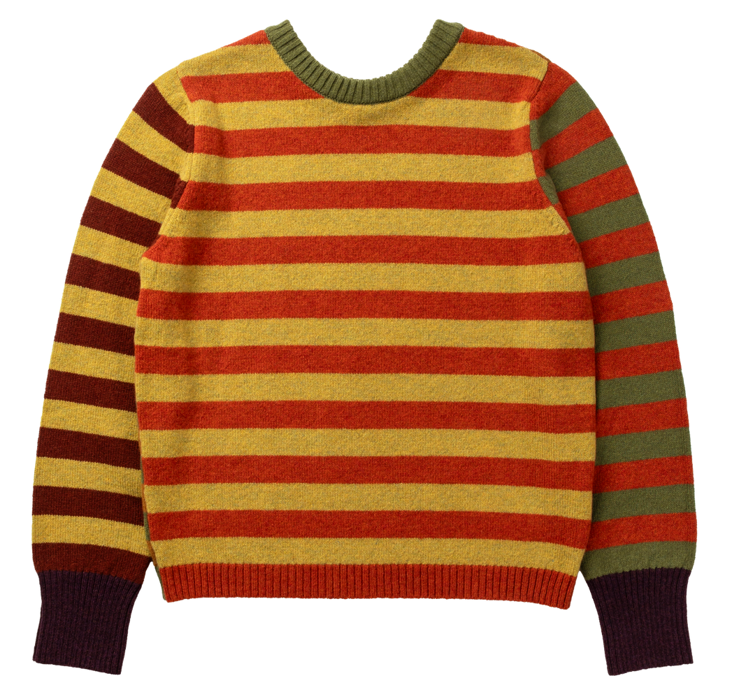 NEW Eribé Stripe Reversible Stobo Sweater - Harvest