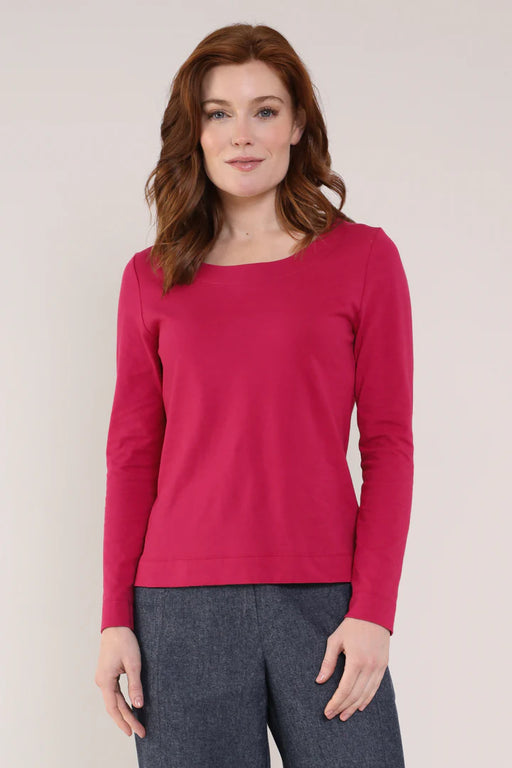 NEW Nomads GOTS Organic Cotton Long Sleeve Top - Crimson