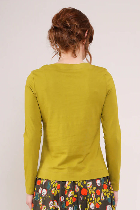 NEW Nomads GOTS Organic Cotton Long Sleeve Top - Tarragon