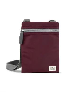 Roka Chelsea Recycled Nylon Bag - Plum