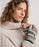 New Seasalt Mathey Fingerless Gloves - Harlyn Pink Grass Multi