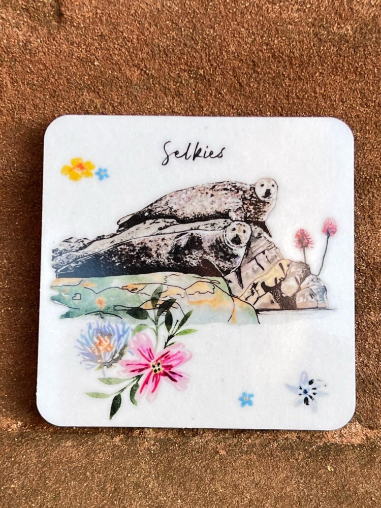 NEW Sarah Leask Orkney Wildlife Selkie Magnet