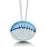 Sheila Fleet Skyran ‘She’ Pendant Necklace in Twilight Enamel (EP103-TWIL)