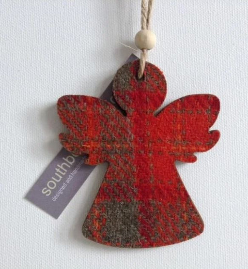 Harris Tweed Munro Angel Decoration