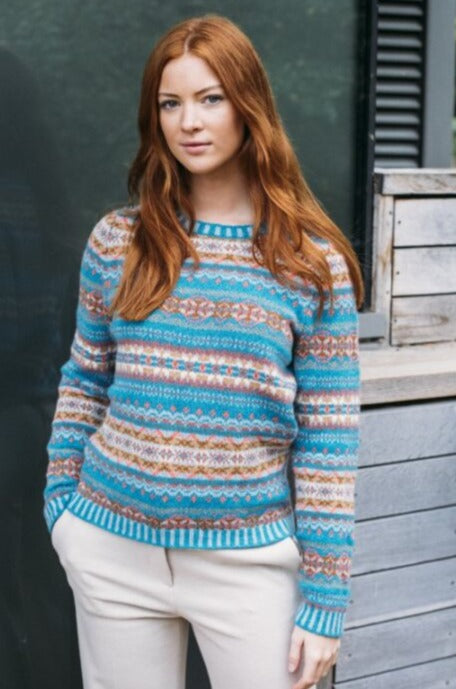 Eribe Kinross Sweater In Topaz — Judith Glue