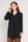 NEW Nomads Textured Viscose Collard Tunic - Raven