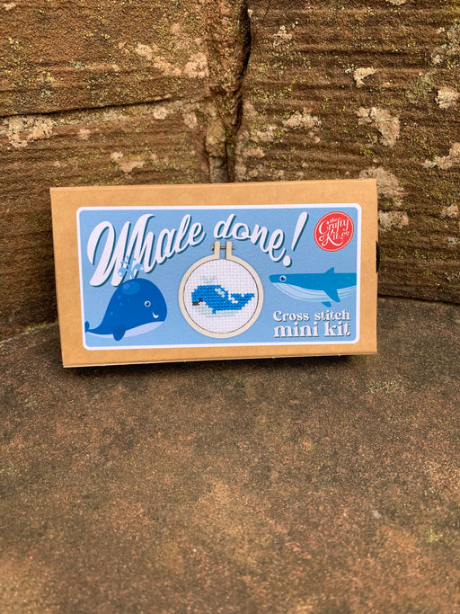 Whale Done  Matchbox Cross Stitch Kit