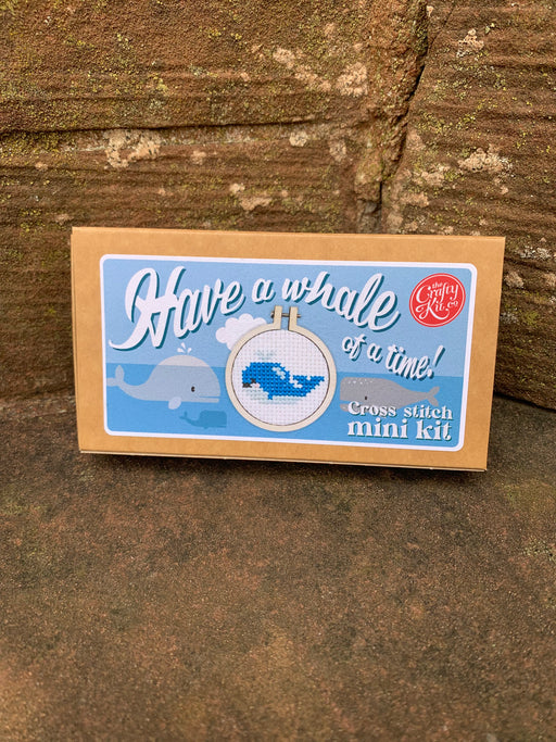 Have a Whale of a Time Mini Matchbox Cross Stitch Kit