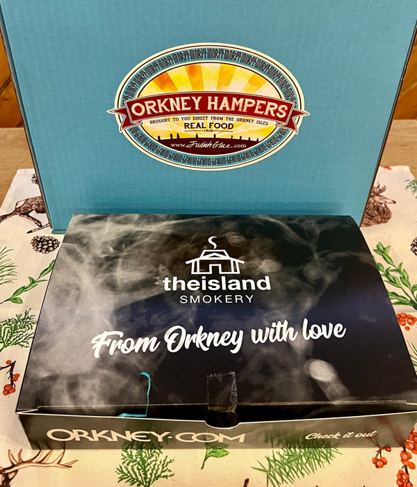 Orkney Island Smokery Xmas Cheese Box