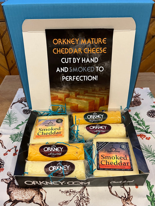 Orkney Island Smokery Xmas Cheese Box