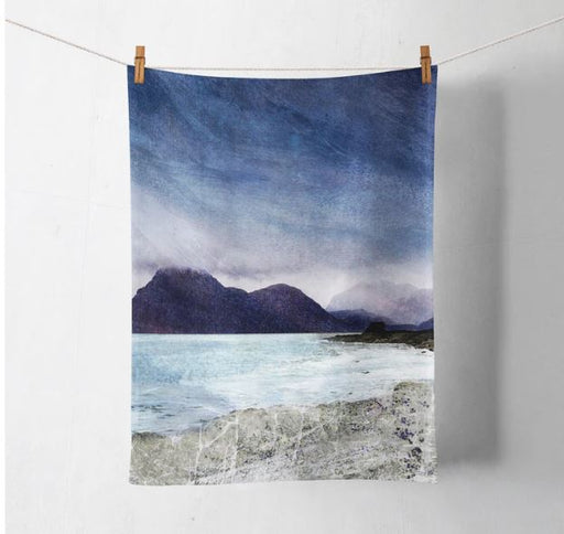 Cath Waters - Elgol Shore Isle of Skye Cotton Tea Towel