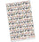 Emma Ball Puffins in Scarves tea towel
