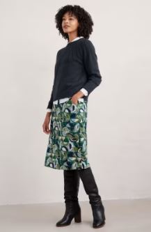 NEW Seasalt Forest View Skirt - Land Forms Cut Grass