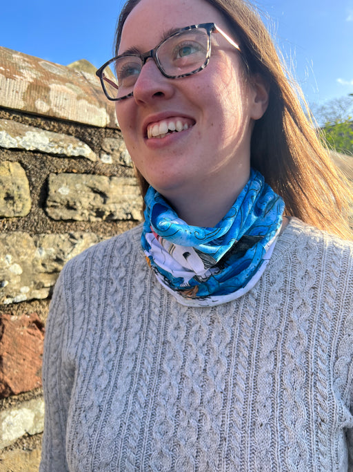 Blue Orkney Tammie Norrie Snood