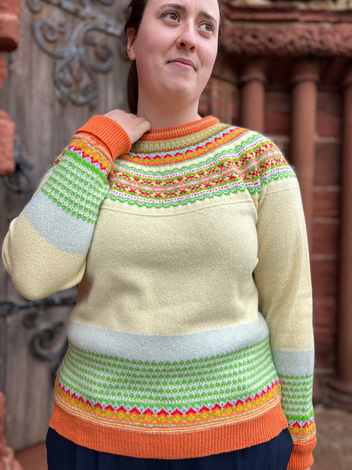 NEW Eribe Alpine Long Sweater - Limoncello