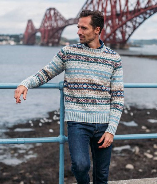 Eribe Brodie Fair Isle Sweater in Nordic — Judith Glue