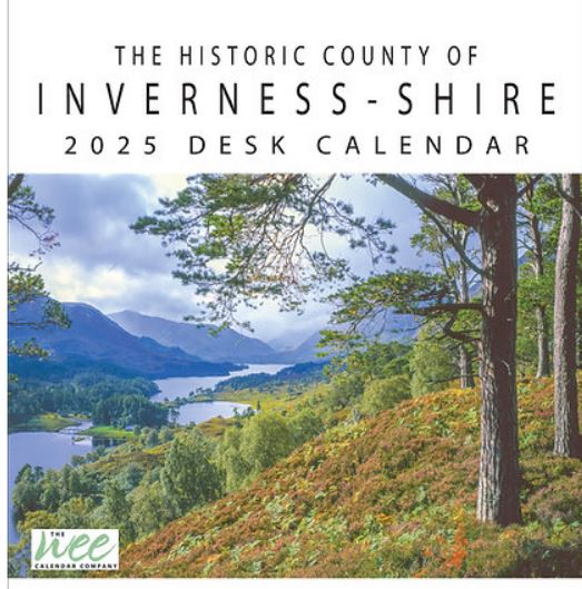 Inverness-shire Desk Calendar 2025