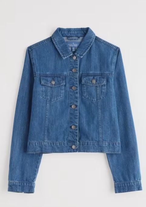 NEW Seasalt Levan Well Jacket in Mid Wash Rain Slub