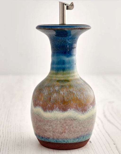 Rupert Blamire - Medium Olive Oil Tear Decanter - Summer Tide