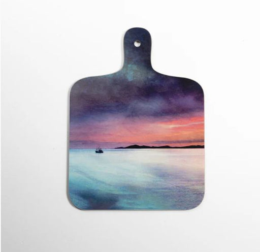 Cath Waters - Fishing the Little Minch Mini-Chopping Board