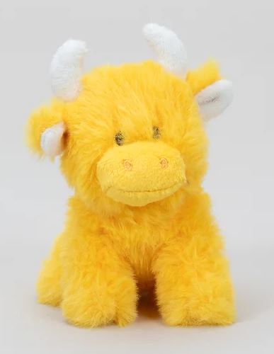 Jomanda Orange Mini Highland Cow Soft Toy Coollectible Cow