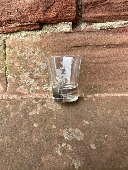 "A Peedie Dram'' Orkney Shot Glass