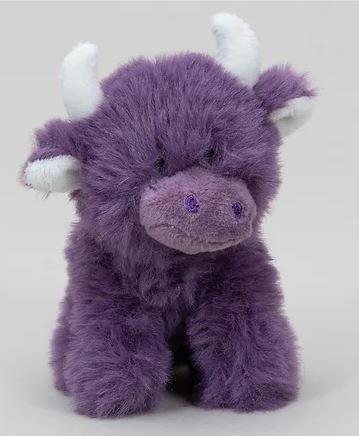 Jomanda Purple Mini Highland Cow Soft Toy Coollectible Cow