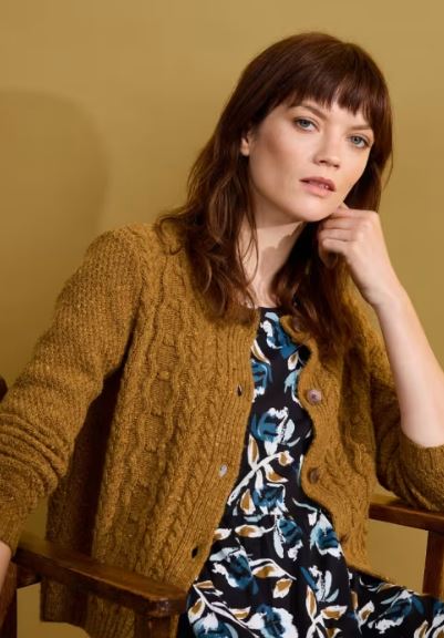 NEW Seasalt Tressa Merino Wool Cardigan - Marshland