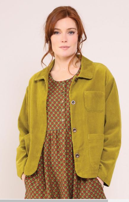 NEW Nomads Chunky Cord Shacket - Tarragon