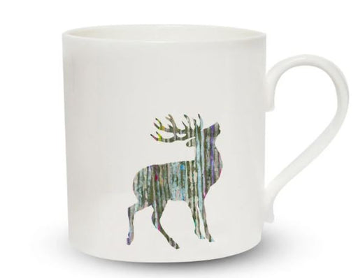 Chloe Gardner Silver Stag Espresso Mug