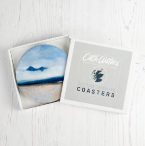 Cath Waters - Cuillin Cottage Sligachan Isle of Skye Ceramic Coaster
